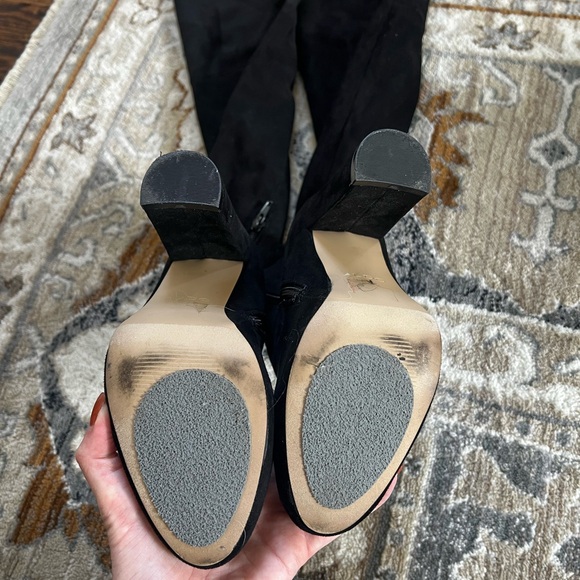 Suede Over the Knee Boots - Picture 6 of 7